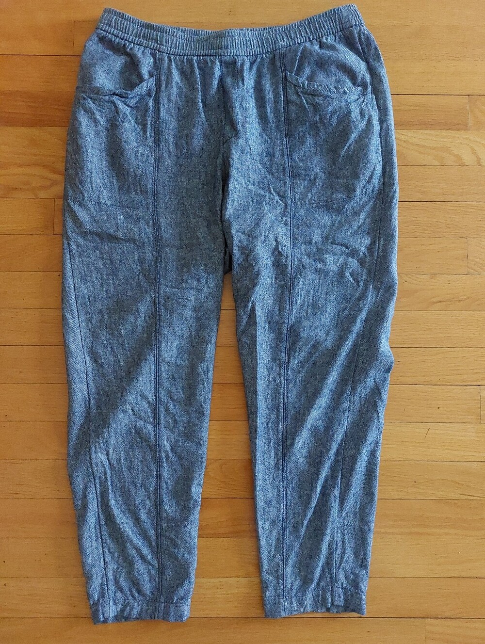 Old Navy Women's Blue Heathered Pants